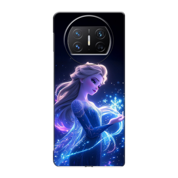 Пластиковый чехол на Huawei Mate X3 с принтом Холодное сердце Frozen
