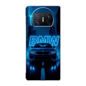 Пластиковый чехол на Huawei Mate X3 с принтом BMW БМВ Пластиковый чехол на Huawei Mate X3 с принтом BMW БМВ