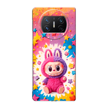 Пластиковый чехол на Huawei Mate X3 с принтом Labubu Лабубу Пластиковый чехол на Huawei Mate X3 с принтом Labubu Лабубу