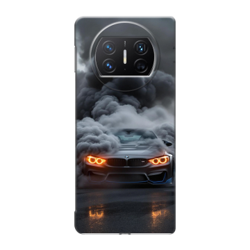 Пластиковый чехол на Huawei Mate X3 с принтом BMW БМВ