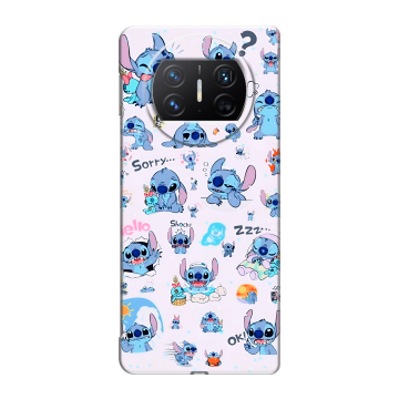 Пластиковый чехол на Huawei Mate X3 с принтом Лило и Стич Пластиковый чехол на Huawei Mate X3 с принтом Лило и Стич