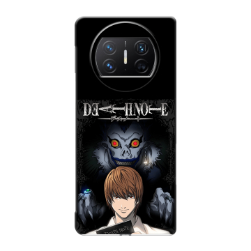 Пластиковый чехол на Huawei Mate X3 с принтом Death note Тетрадь смерти