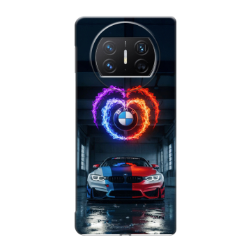 Пластиковый чехол на Huawei Mate X3 с принтом BMW БМВ