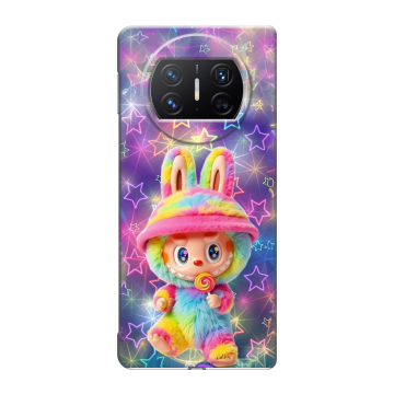 Пластиковый чехол на Huawei Mate X3 с принтом Labubu Лабубу Пластиковый чехол на Huawei Mate X3 с принтом Labubu Лабубу