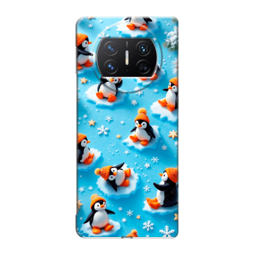 Пластиковый чехол на Huawei Mate X3 с принтом Новый год