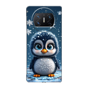 Пластиковый чехол на Huawei Mate X3 с принтом Новый год