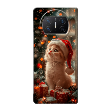 Пластиковый чехол на Huawei Mate X3 с принтом Новый год