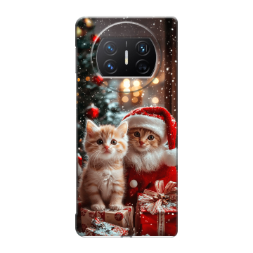 Пластиковый чехол на Huawei Mate X3 с принтом Новый год