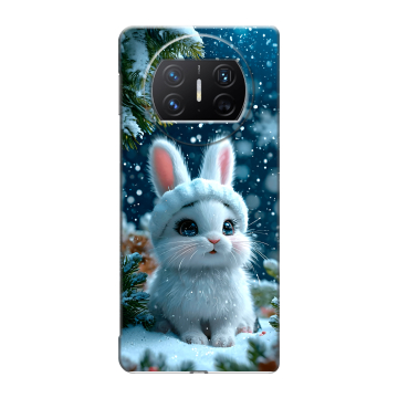 Пластиковый чехол на Huawei Mate X3 с принтом Новый год