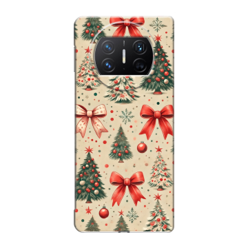 Пластиковый чехол на Huawei Mate X3 с принтом Новый год