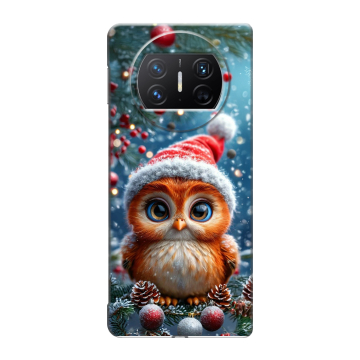 Пластиковый чехол на Huawei Mate X3 с принтом Новый год