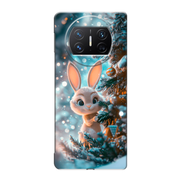Пластиковый чехол на Huawei Mate X3 с принтом Новый год