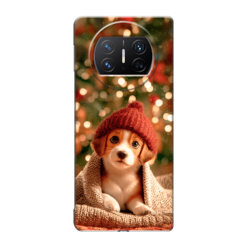 Пластиковый чехол на Huawei Mate X3 с принтом Новый год
