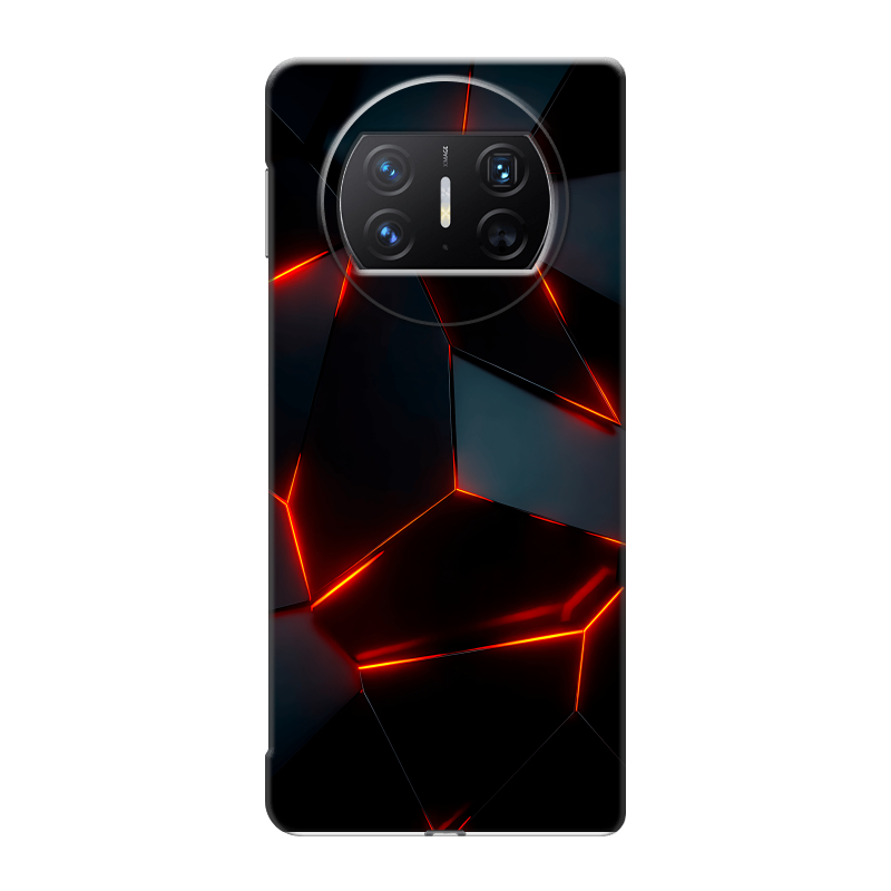 Пластиковый чехол на Huawei Mate X3 с принтом Яркие абстракции Пластиковый чехол на Huawei Mate X3 с принтом Яркие абстракции