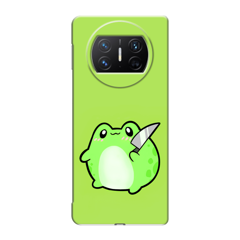 Пластиковый чехол на Huawei Mate X3 с принтом Лягушенок Пластиковый чехол на Huawei Mate X3 с принтом Лягушенок