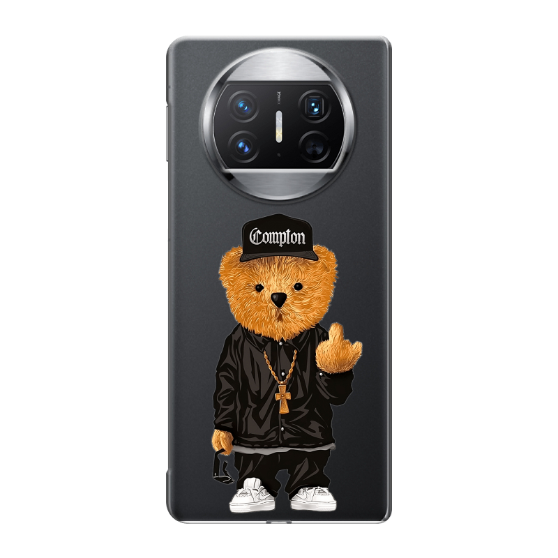 Пластиковый чехол на Huawei Mate X3 с принтом Мишка Пластиковый чехол на Huawei Mate X3 с принтом Мишка