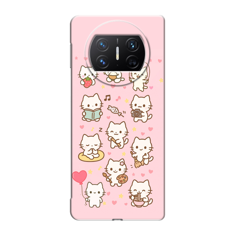 Пластиковый чехол на Huawei Mate X3 с принтом Hello Kitty Хелоу Кити Пластиковый чехол на Huawei Mate X3 с принтом Hello Kitty Хелоу Кити