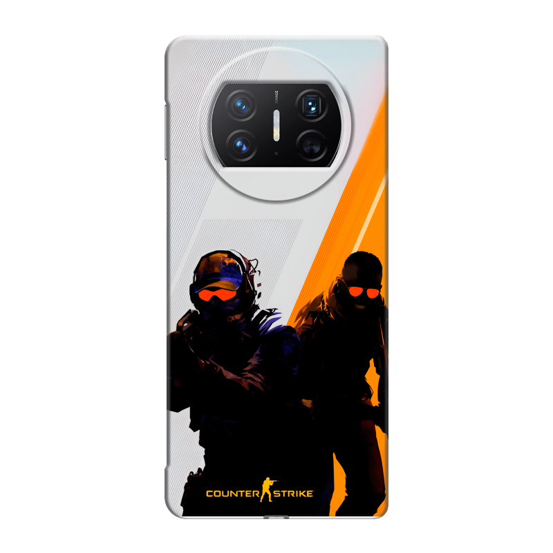 Пластиковый чехол на Huawei Mate X3 с принтом Контер страйк Counter strike Пластиковый чехол на Huawei Mate X3 с принтом Контер страйк Counter strike