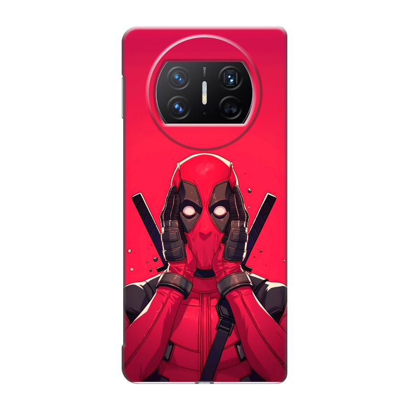 Пластиковый чехол на Huawei Mate X3 с принтом Дедпул Deadpool Пластиковый чехол на Huawei Mate X3 с принтом Дедпул Deadpool