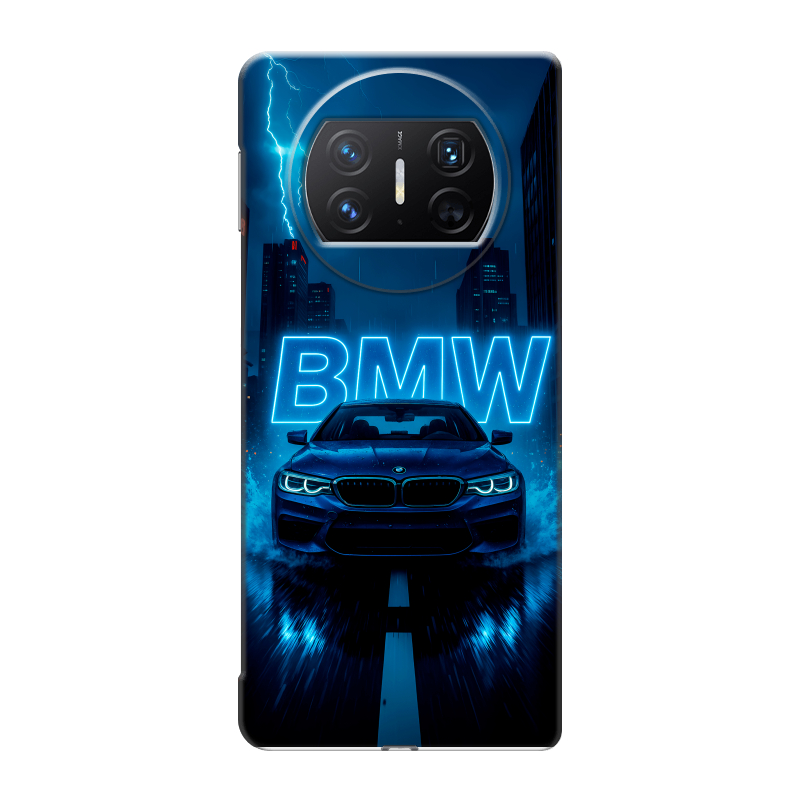 Пластиковый чехол на Huawei Mate X3 с принтом BMW БМВ Пластиковый чехол на Huawei Mate X3 с принтом BMW БМВ
