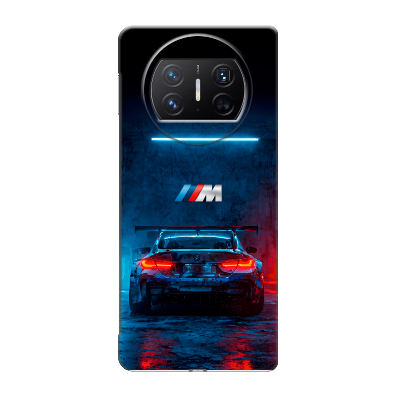 Пластиковый чехол на Huawei Mate X3 с принтом BMW БМВ Пластиковый чехол на Huawei Mate X3 с принтом BMW БМВ