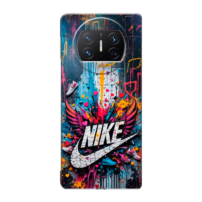 Пластиковый чехол на Huawei Mate X3 с принтом Nike Найк Пластиковый чехол на Huawei Mate X3 с принтом Nike Найк