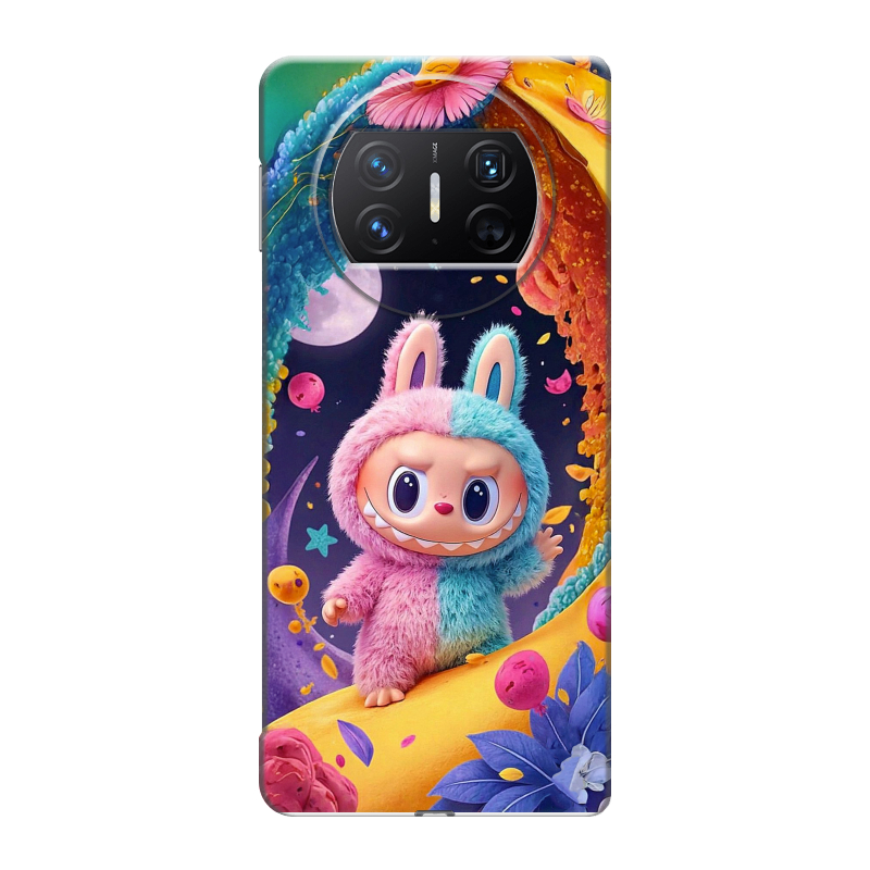 Пластиковый чехол на Huawei Mate X3 с принтом Labubu Лабубу Пластиковый чехол на Huawei Mate X3 с принтом Labubu Лабубу