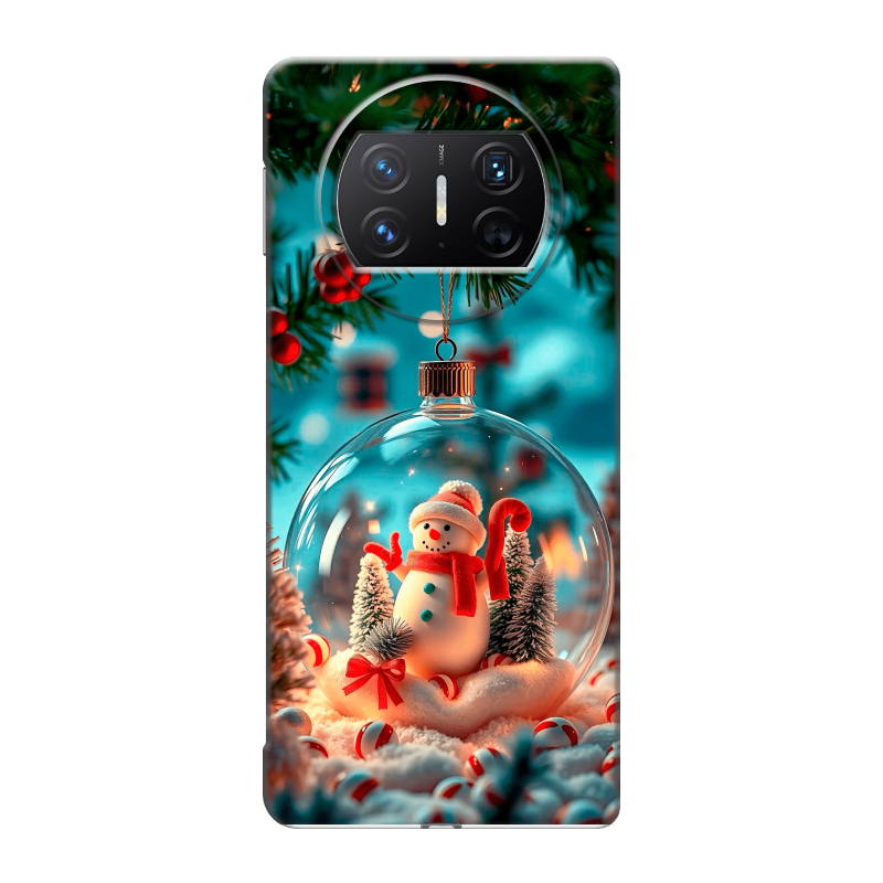 Пластиковый чехол на Huawei Mate X3 с принтом Новый год Пластиковый чехол на Huawei Mate X3 с принтом Новый год