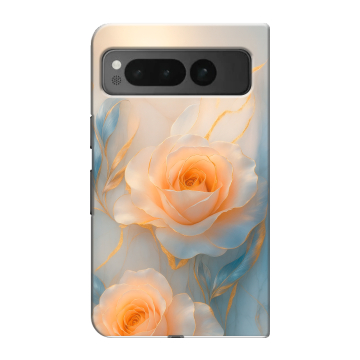 Пластиковый чехол на Google Pixel Fold с принтом Женский