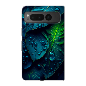 Пластиковый чехол на Google Pixel Fold с принтом Листья Пластиковый чехол на Google Pixel Fold с принтом Листья