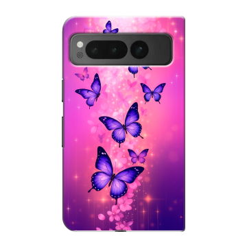 Пластиковый чехол на Google Pixel Fold с принтом Бабочки Пластиковый чехол на Google Pixel Fold с принтом Бабочки