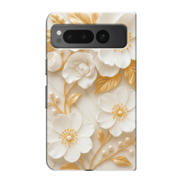 Пластиковый чехол на Google Pixel Fold с принтом Цветы Пластиковый чехол на Google Pixel Fold с принтом Цветы