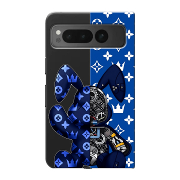Пластиковый чехол на Google Pixel Fold с принтом Луи робот Пластиковый чехол на Google Pixel Fold с принтом Луи робот