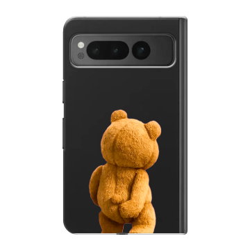 Пластиковый чехол на Google Pixel Fold с принтом Медведь Пластиковый чехол на Google Pixel Fold с принтом Медведь