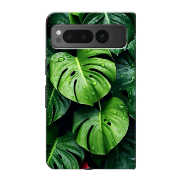 Пластиковый чехол на Google Pixel Fold с принтом Листья Пластиковый чехол на Google Pixel Fold с принтом Листья