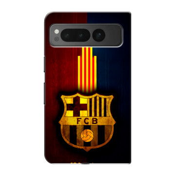 Пластиковый чехол на Google Pixel Fold с принтом Барселона Barcelona Пластиковый чехол на Google Pixel Fold с принтом Барселона Barcelona
