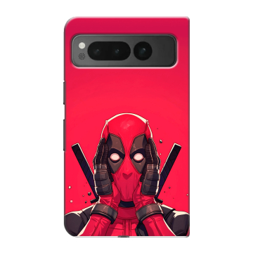 Пластиковый чехол на Google Pixel Fold с принтом Дедпул Deadpool Пластиковый чехол на Google Pixel Fold с принтом Дедпул Deadpool
