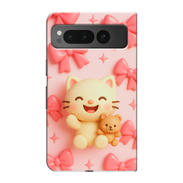 Пластиковый чехол на Google Pixel Fold с принтом для девочек Пластиковый чехол на Google Pixel Fold с принтом для девочек
