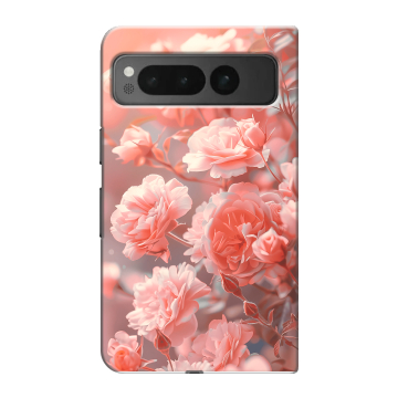 Пластиковый чехол на Google Pixel Fold с принтом Розы цветы Пластиковый чехол на Google Pixel Fold с принтом Розы цветы