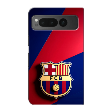 Пластиковый чехол на Google Pixel Fold с принтом Барселона Barcelona Пластиковый чехол на Google Pixel Fold с принтом Барселона Barcelona
