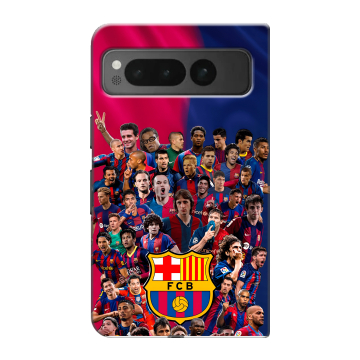 Пластиковый чехол на Google Pixel Fold с принтом Барселона Barcelona Пластиковый чехол на Google Pixel Fold с принтом Барселона Barcelona