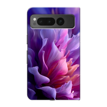 Пластиковый чехол на Google Pixel Fold с принтом женский цветы Пластиковый чехол на Google Pixel Fold с принтом женский цветы