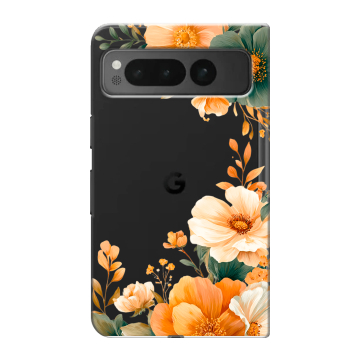 Пластиковый чехол на Google Pixel Fold с принтом Цветы принт Пластиковый чехол на Google Pixel Fold с принтом Цветы принт