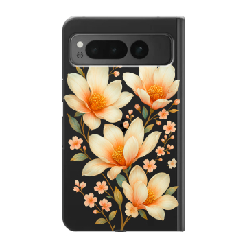 Пластиковый чехол на Google Pixel Fold с принтом Цветы Пластиковый чехол на Google Pixel Fold с принтом Цветы
