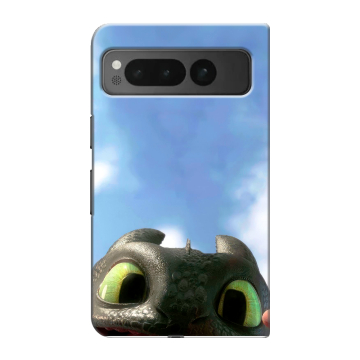Пластиковый чехол на Google Pixel Fold с принтом Как приручить дракона Пластиковый чехол на Google Pixel Fold с принтом Как приручить дракона