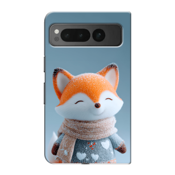 Пластиковый чехол на Google Pixel Fold с принтом Лиса Пластиковый чехол на Google Pixel Fold с принтом Лиса