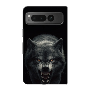 Пластиковый чехол на Google Pixel Fold с принтом Волк Пластиковый чехол на Google Pixel Fold с принтом Волк