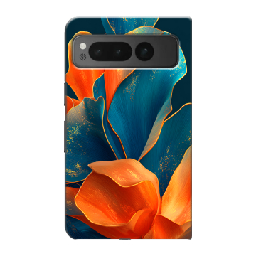 Пластиковый чехол на Google Pixel Fold с принтом Цветы Пластиковый чехол на Google Pixel Fold с принтом Цветы
