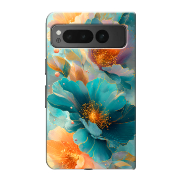 Пластиковый чехол на Google Pixel Fold с принтом Цветы Пластиковый чехол на Google Pixel Fold с принтом Цветы