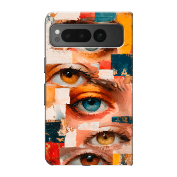 Пластиковый чехол на Google Pixel Fold с принтом Модный принт Пластиковый чехол на Google Pixel Fold с принтом Модный принт